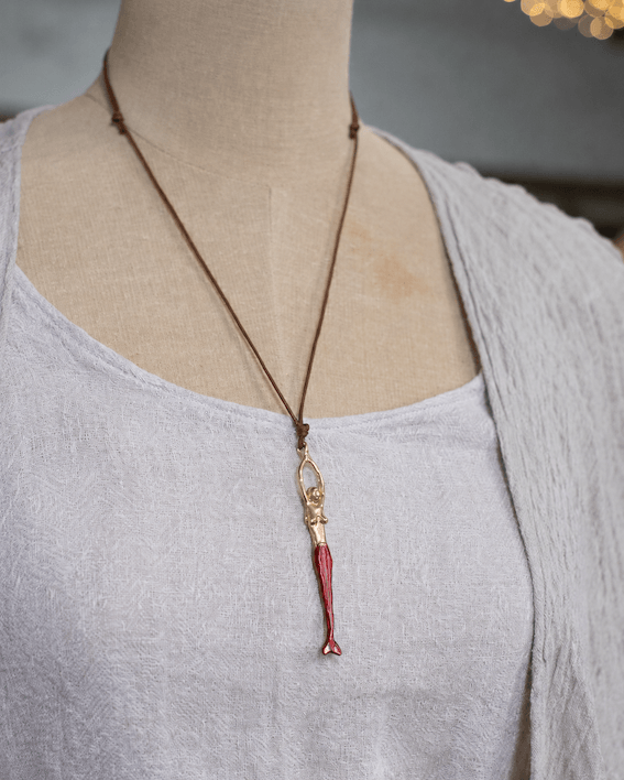 Xmas Ornament | Sirena Bronze Pendant