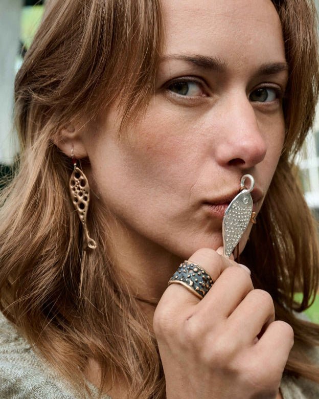 Sogliole Bronze Earrings - La Casa by Importante