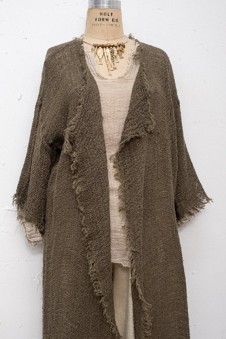 Spolverino Spice Linen coat - Campagna - La Casa by Importante