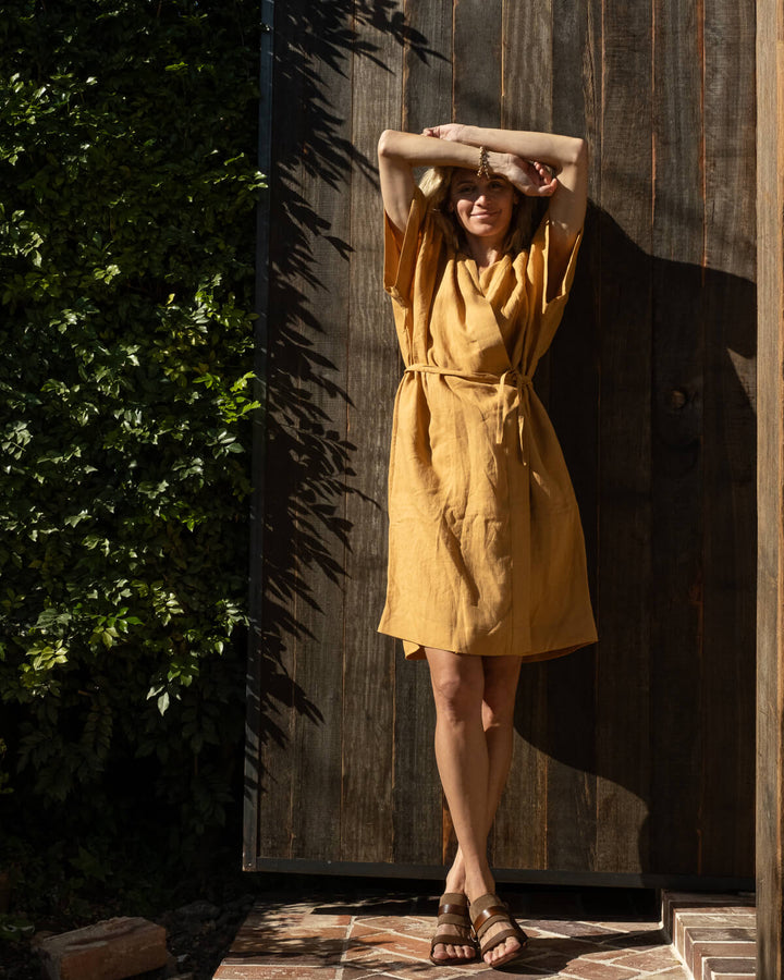SYLWIA LINEN DRESS - La Casa by Importante