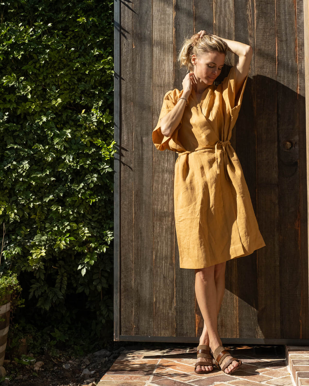 SYLWIA LINEN DRESS - La Casa by Importante