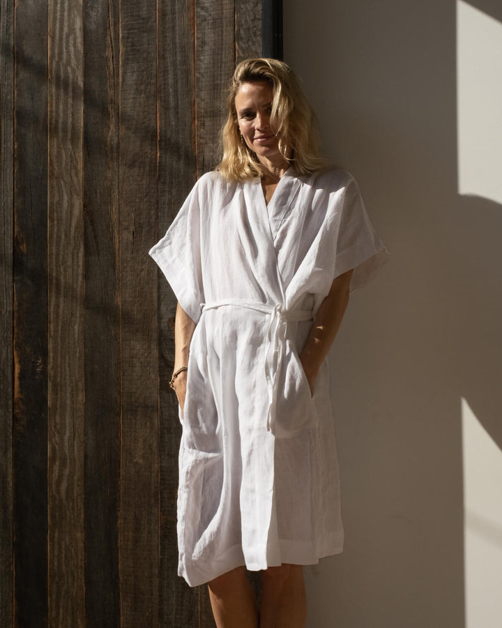 SYLWIA LINEN DRESS - La Casa by Importante