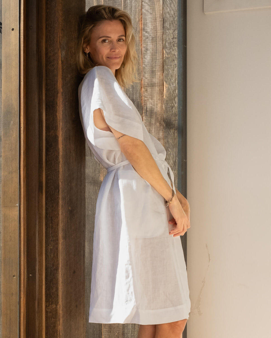 SYLWIA LINEN DRESS - La Casa by Importante