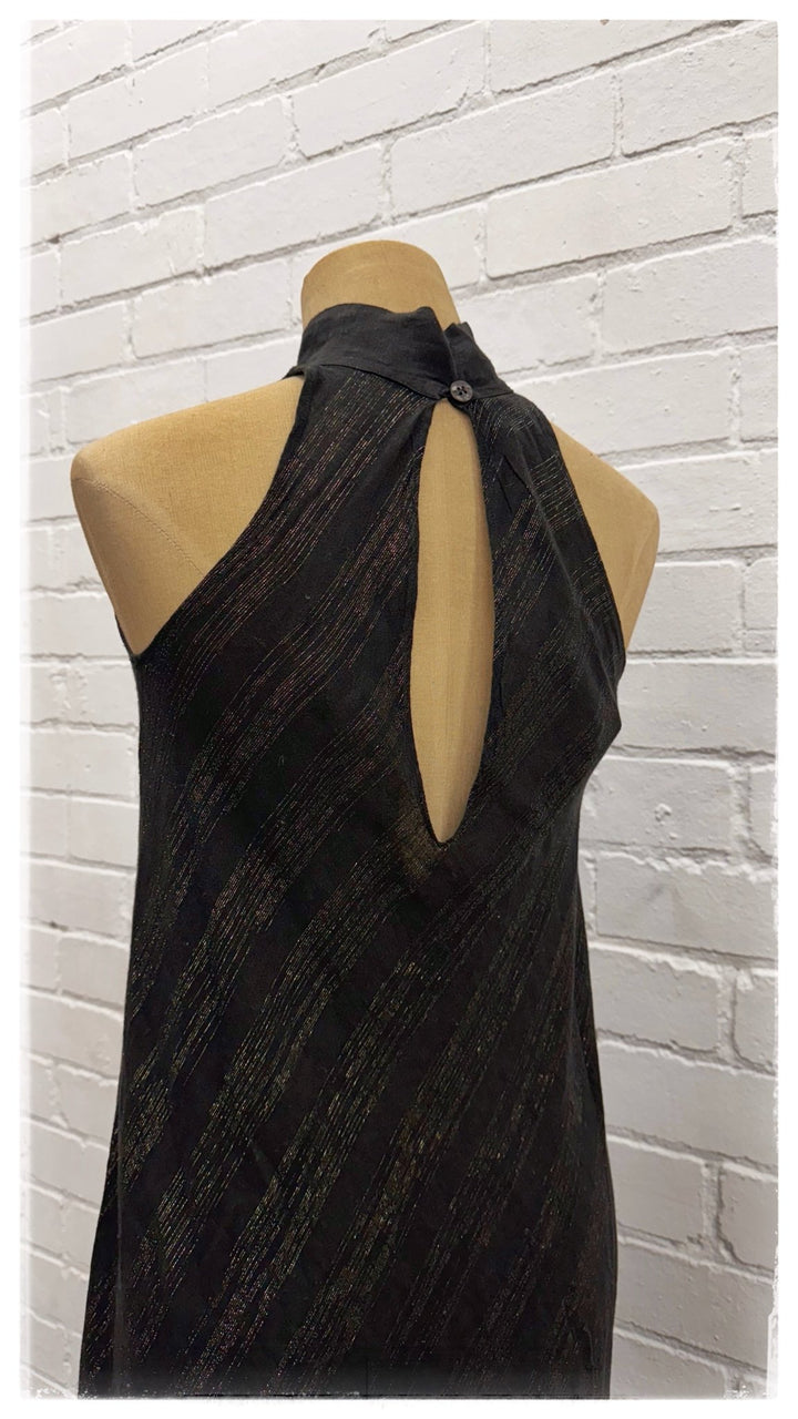 Vestito Grecale - Small - Black and Gold - La Casa by Importante