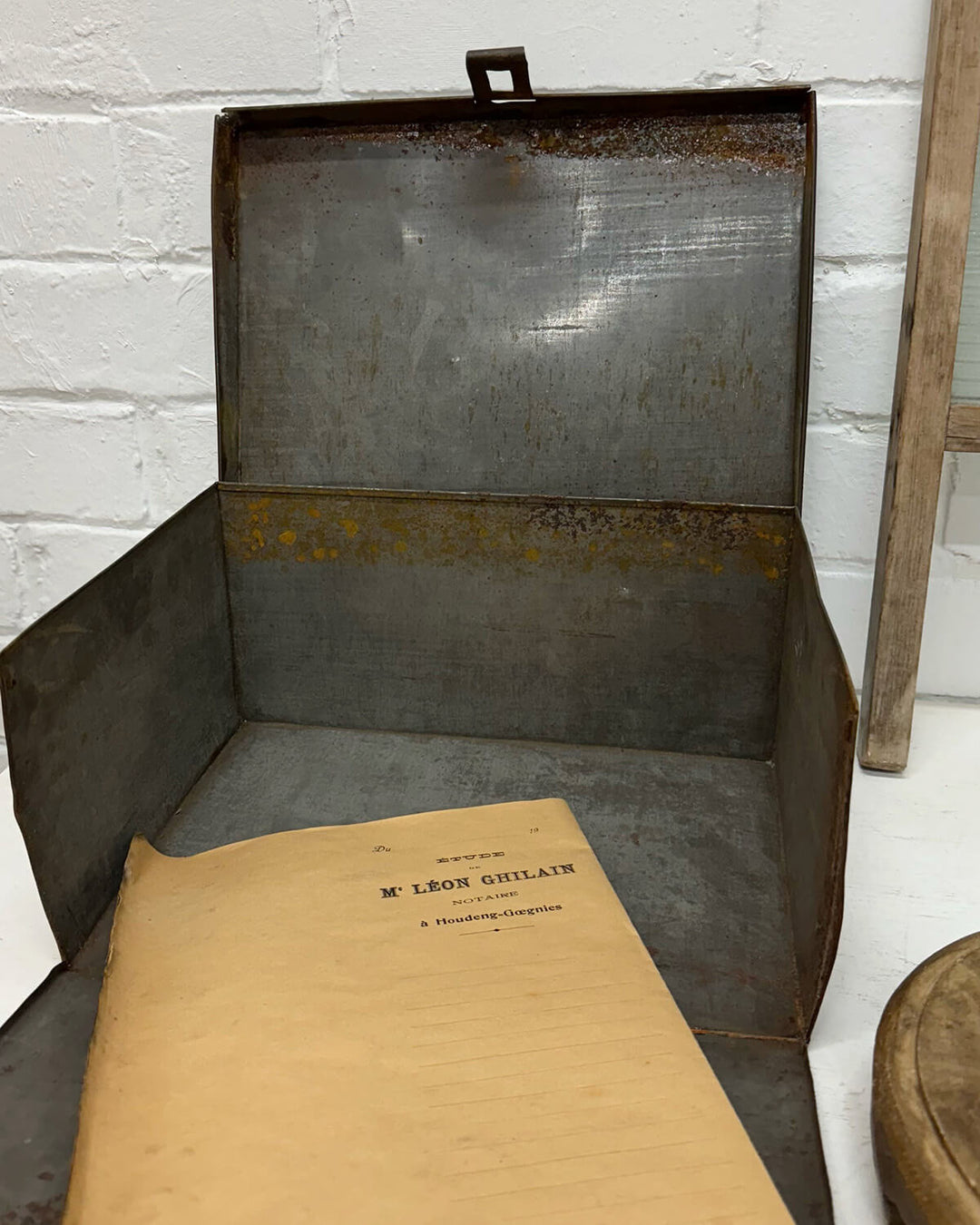 Vintage metal storage box - La Casa by Importante