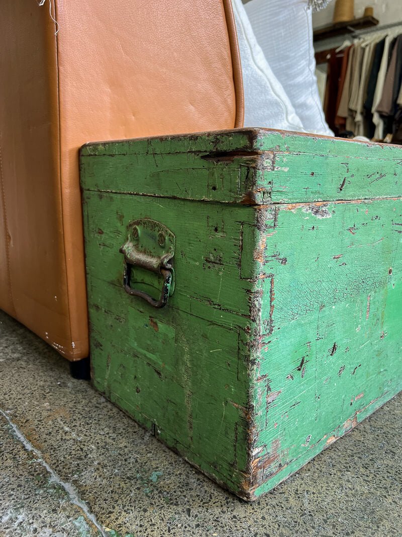 Vintage Wooden Luggage Trunk - La Casa by Importante
