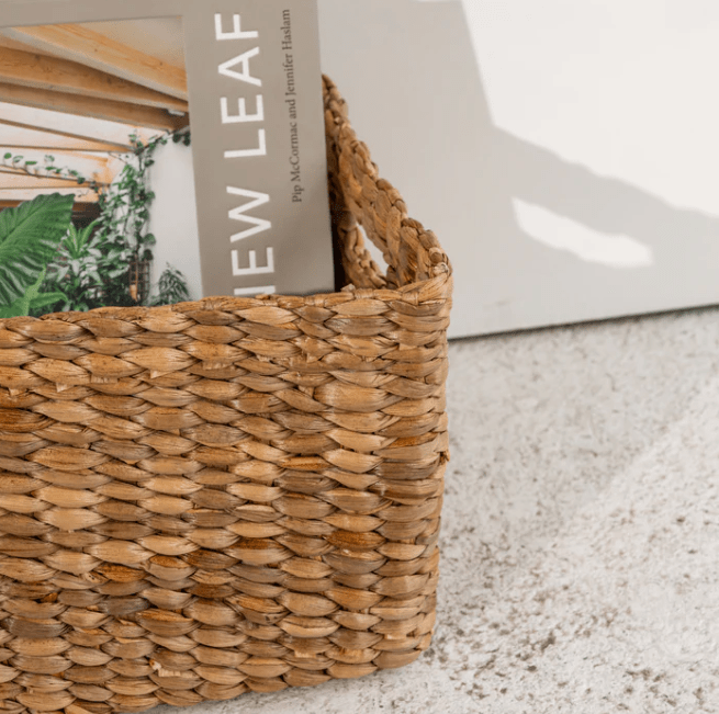Waterhyacinth Rectangular Storage Baskets - La Casa by Importante